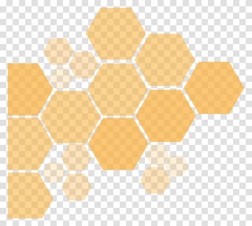 Honeycomb Clipart Yellow Orange Design, Food, Soccer Ball, Football, Team Sport Transparent Png