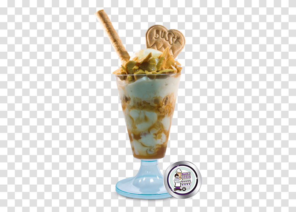 Honeycomb Crunch Sundae Blue Ice Cream Sundae, Dessert, Food, Creme Transparent Png