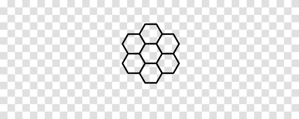 Honeycomb Honey Bee Beehive Hexagon, Gray, World Of Warcraft Transparent Png