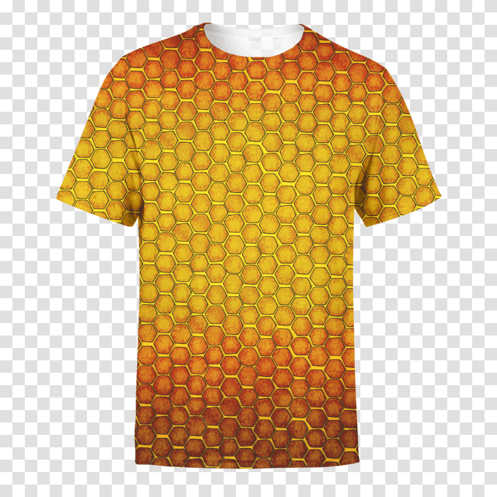 Honeycomb Unisex Shirt, Apparel, Lamp, Sleeve Transparent Png