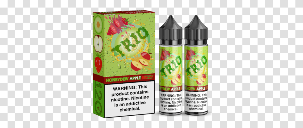 Honeydew Apple Berry Trio E Liquid Soupwire Lip Care, Bottle, Green, Tin, Can Transparent Png