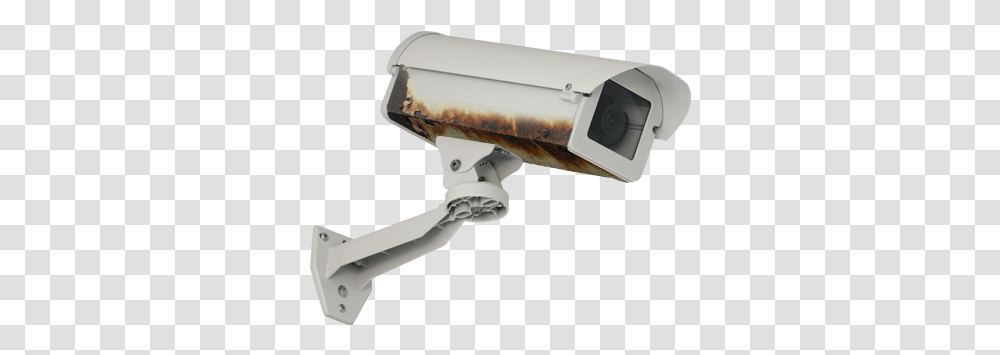 Honeywell Ip Video Systems Old Analog Video Surveillance Camera, Gun, Weapon, Weaponry, Electronics Transparent Png