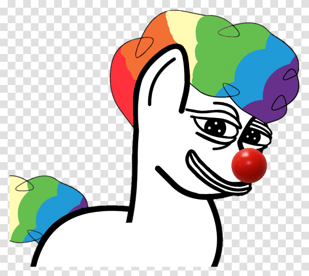Honkler Meme Pepe The Frog Pony Smirk Clown, Performer Transparent Png