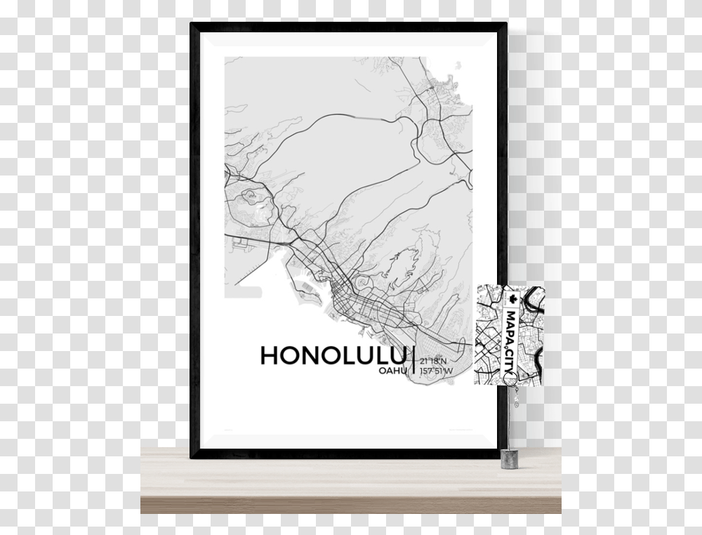 Honolulu City, Plot, Diagram, Plan Transparent Png