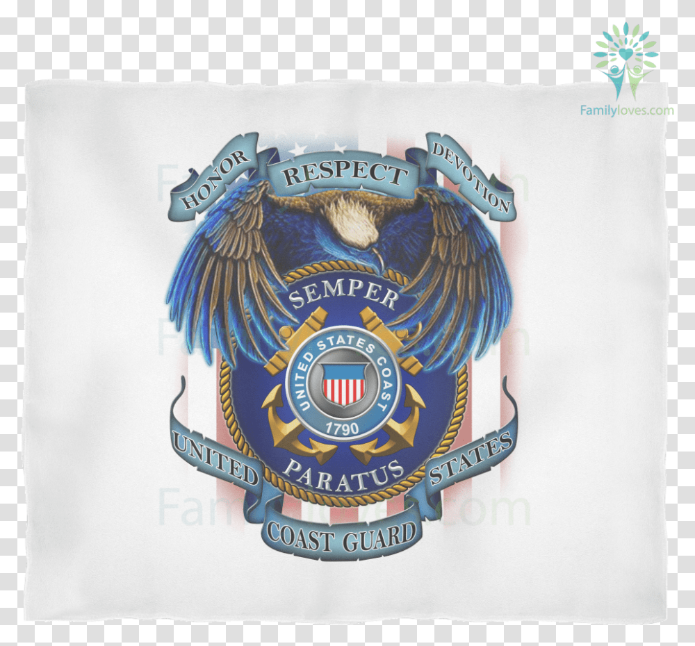 Honor Respect Devotion Semper Paratus United States Emblem, Logo, Trademark, Badge Transparent Png