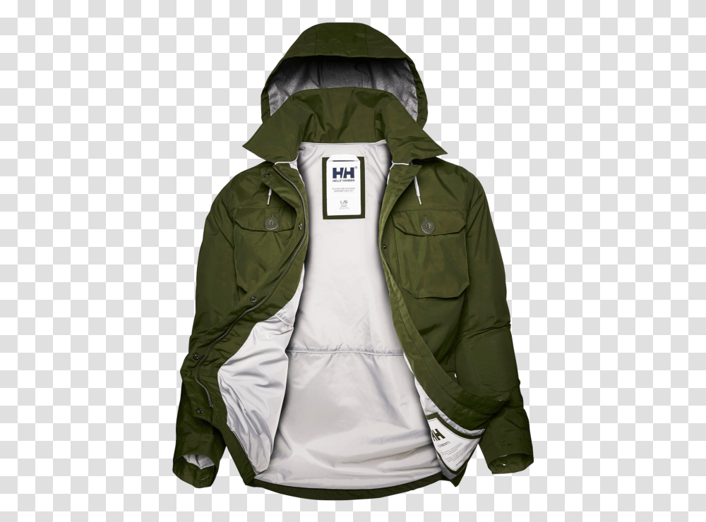 Hooded Jacket Men Download Image Helly Hansen Kobe Field Jacket, Apparel, Coat, Person Transparent Png