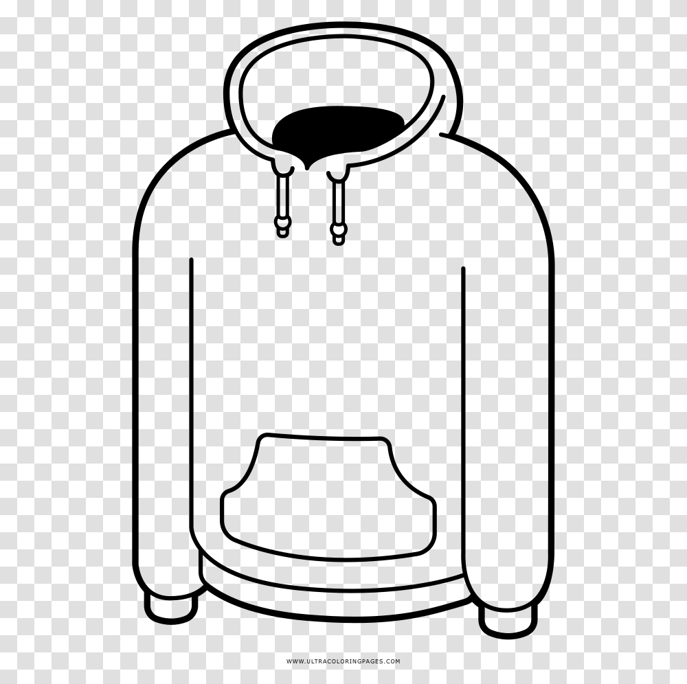 Hoodie Coloring Page, Gray, World Of Warcraft Transparent Png