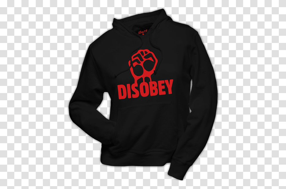 Hoodie Disobey Revolt, Apparel, Sweatshirt, Sweater Transparent Png