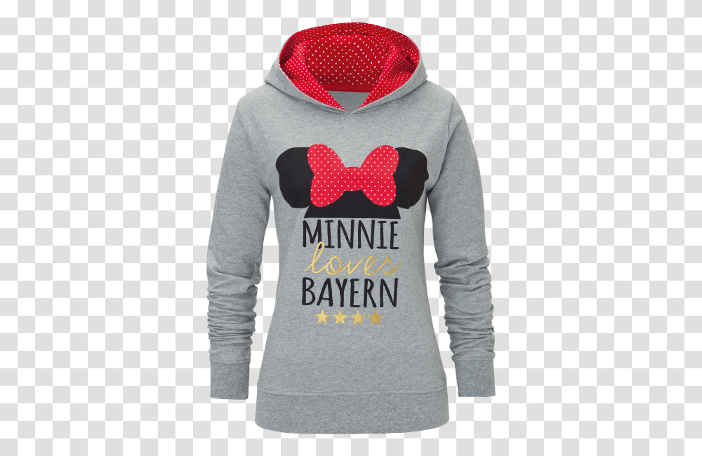 Hoodie Lady Disney Minnie Mouse Minnie Mouse Hoodie Damen, Apparel, Sleeve, Long Sleeve Transparent Png