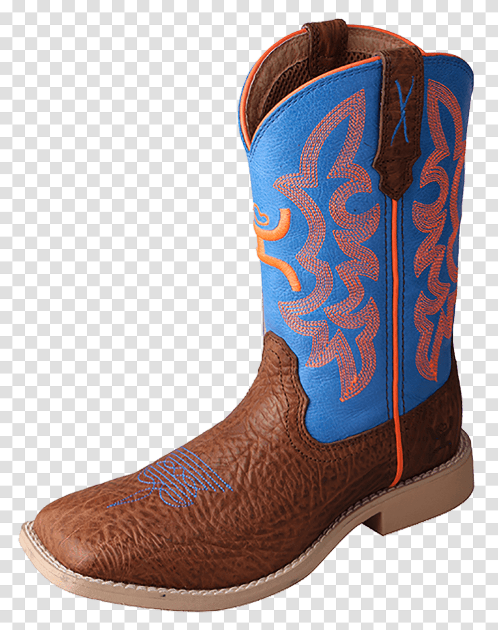 Hooey Youth Wide Square Toe Cowboy Boot, Apparel, Footwear, Shoe Transparent Png