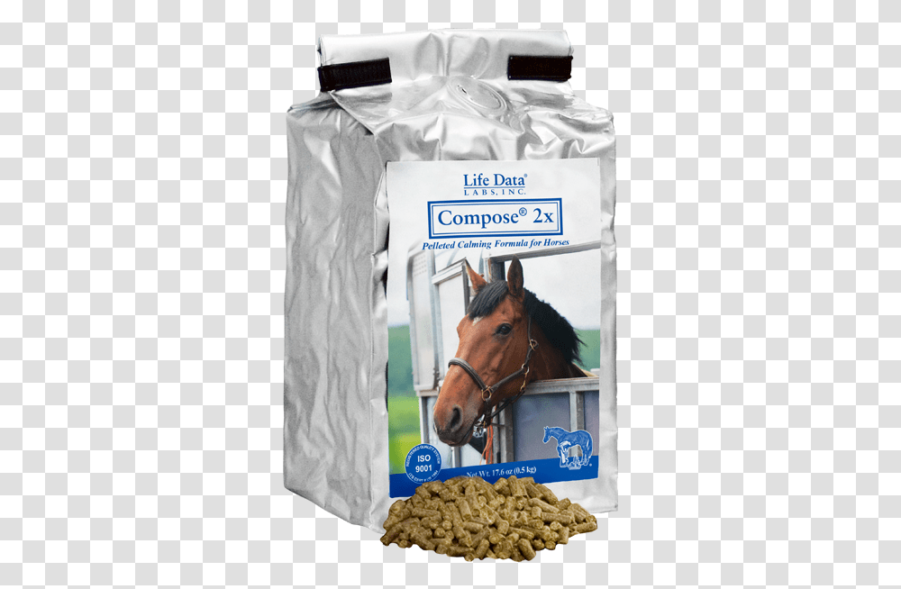 Hoof And Coat Supplement Compose 2x Equine Calming Supplement By Life Data Labs, Horse, Mammal, Animal Transparent Png
