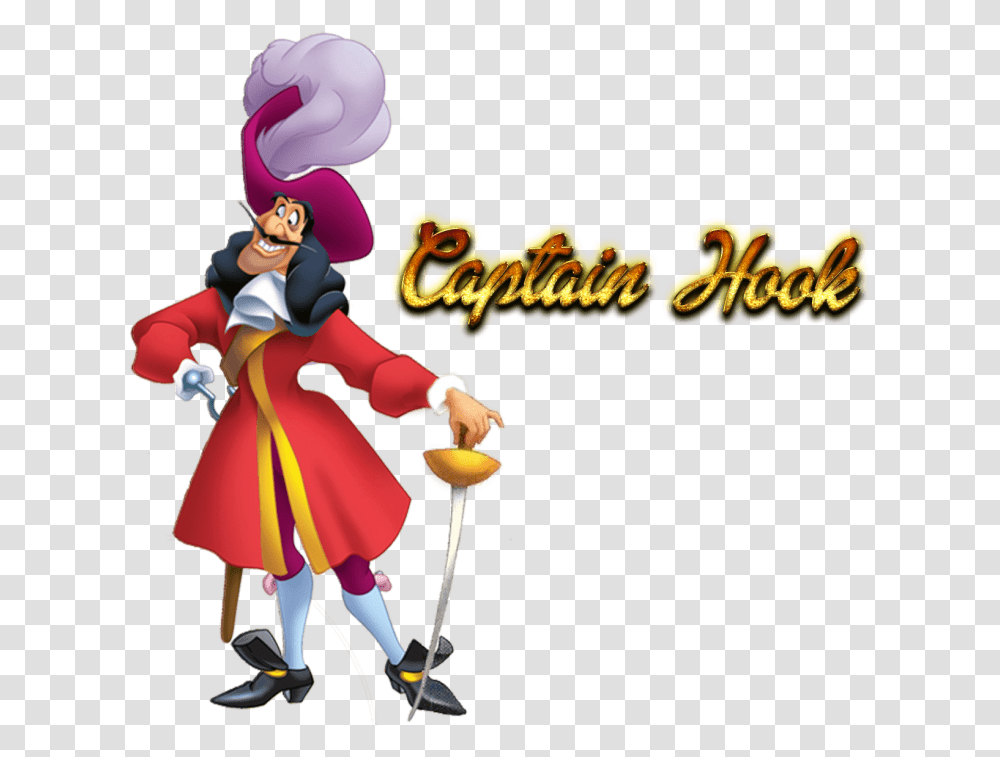 Hook Clipart Captain Hook Peter Pan, Person, Human, Performer, Toy Transparent Png