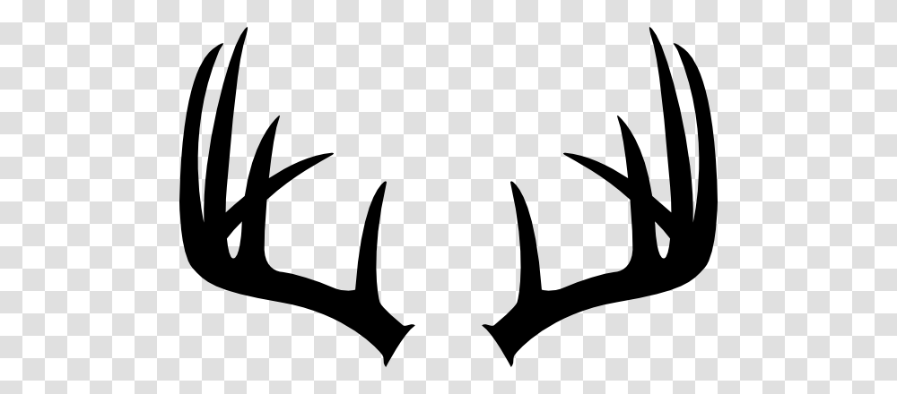 Hook Clipart Elk Antler, Stencil Transparent Png