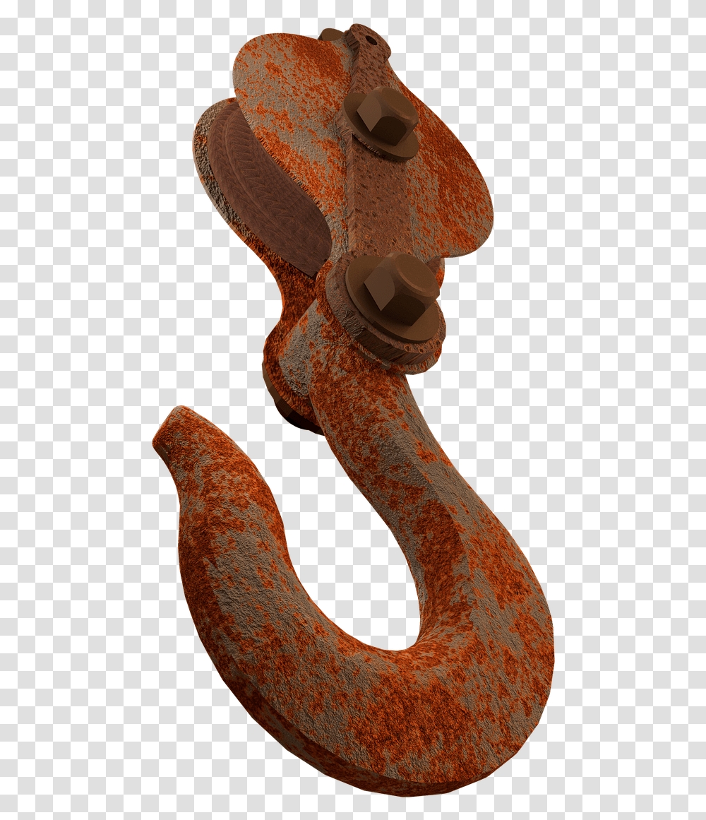 Hook Crane Stainless Free Picture Rusty Hook, Snake, Reptile, Animal Transparent Png