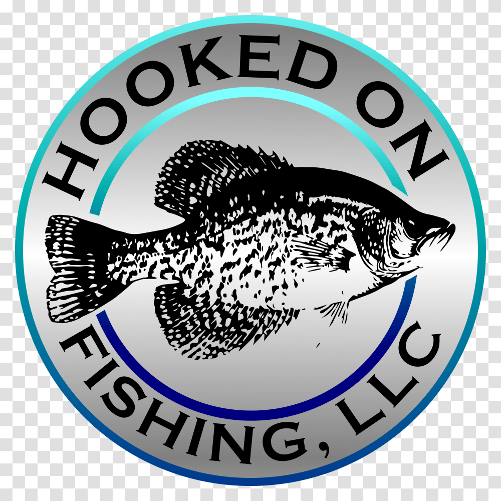 Hooked On Fishing Guide Services Nwa, Label, Animal, Perch Transparent Png