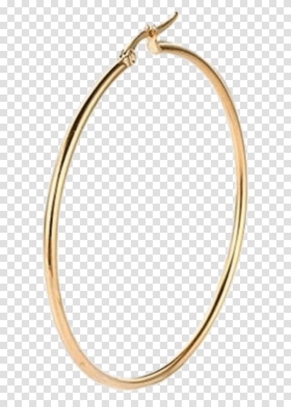 Hoop Earrings Hoopearrings Gold Sticker Solid, Oval, Ivory, Basket Transparent Png