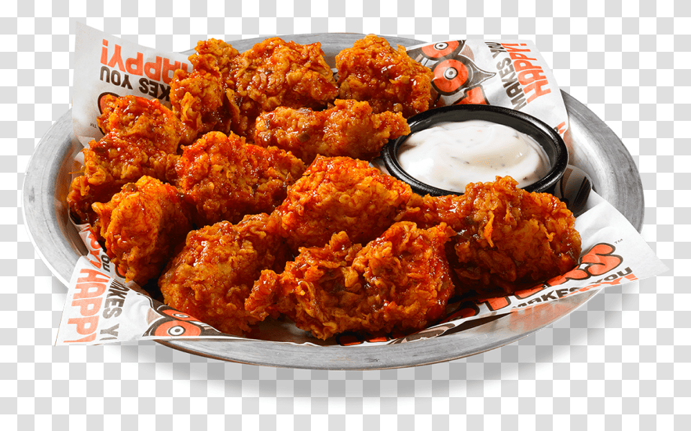 Hooters Wings, Dish, Meal, Food, Platter Transparent Png