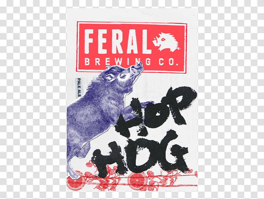 Hop Hog Feral Brewing Hop Hog, Advertisement, Poster, Flyer, Paper Transparent Png