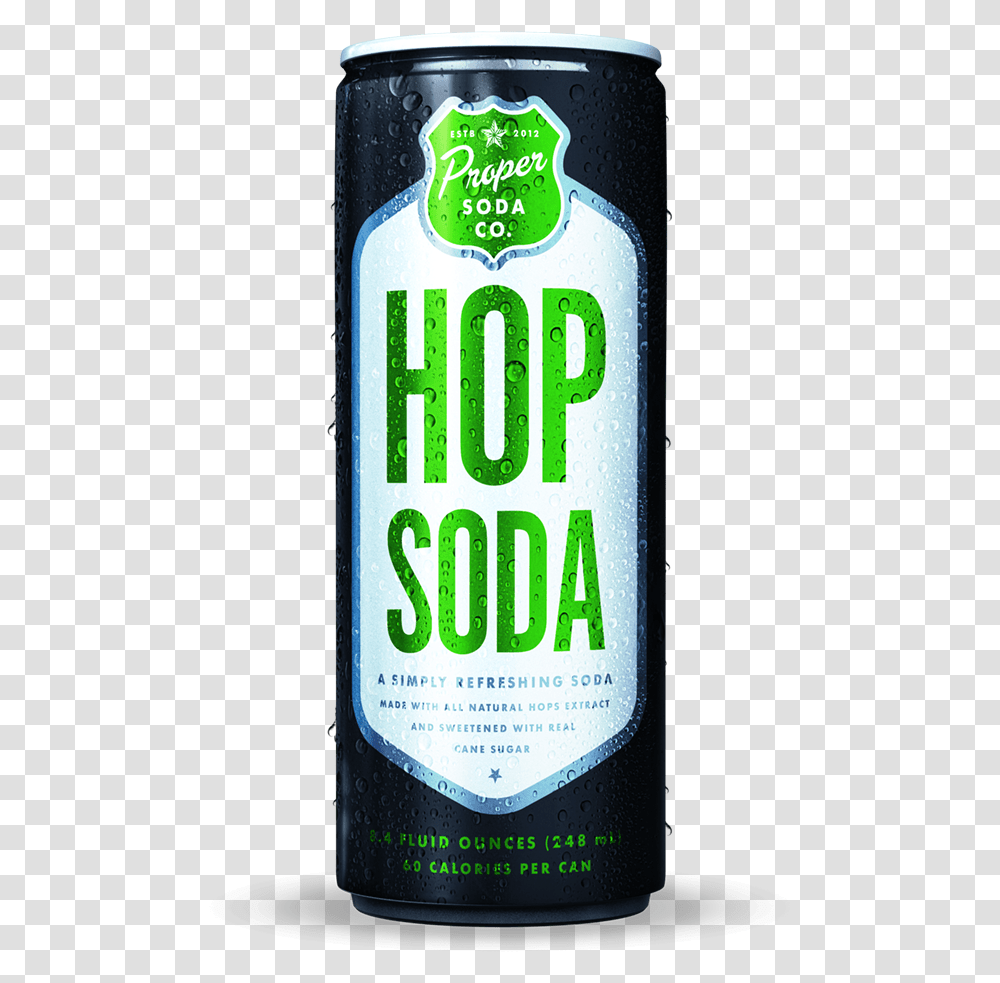 Hop Soda Proper Soda Caffeinated Drink, Beer, Alcohol, Beverage, Bottle Transparent Png