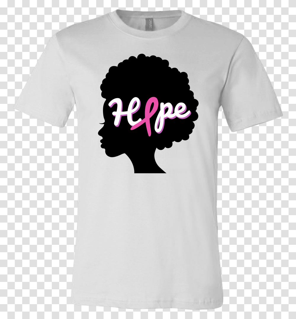 Hope Shirt Breast Cancer Shirt Breast Cancer Cancer Breast Cancer Ribbon In Hope In Afro, Apparel, T-Shirt, Sleeve Transparent Png