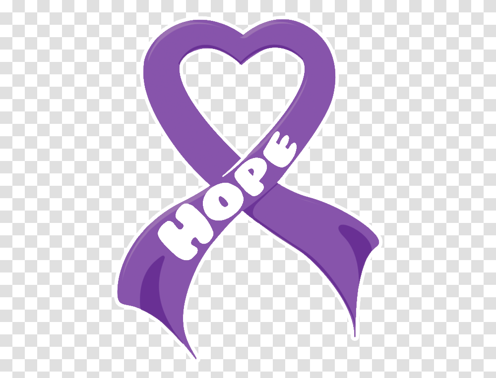 Hope To End Purple Heart Cancer Ribbon, Scissors, Blade, Weapon, Weaponry Transparent Png