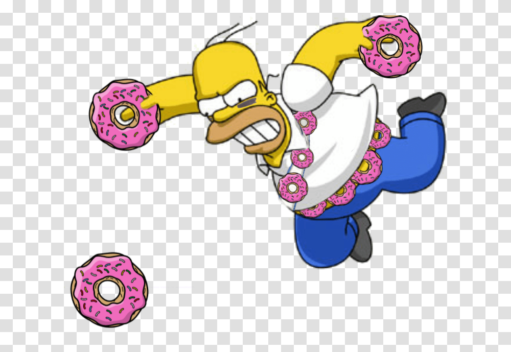Hope You Like Homer Simpson As A Donut Warrior Homer Simpson, Animal, Bird, Crowd Transparent Png