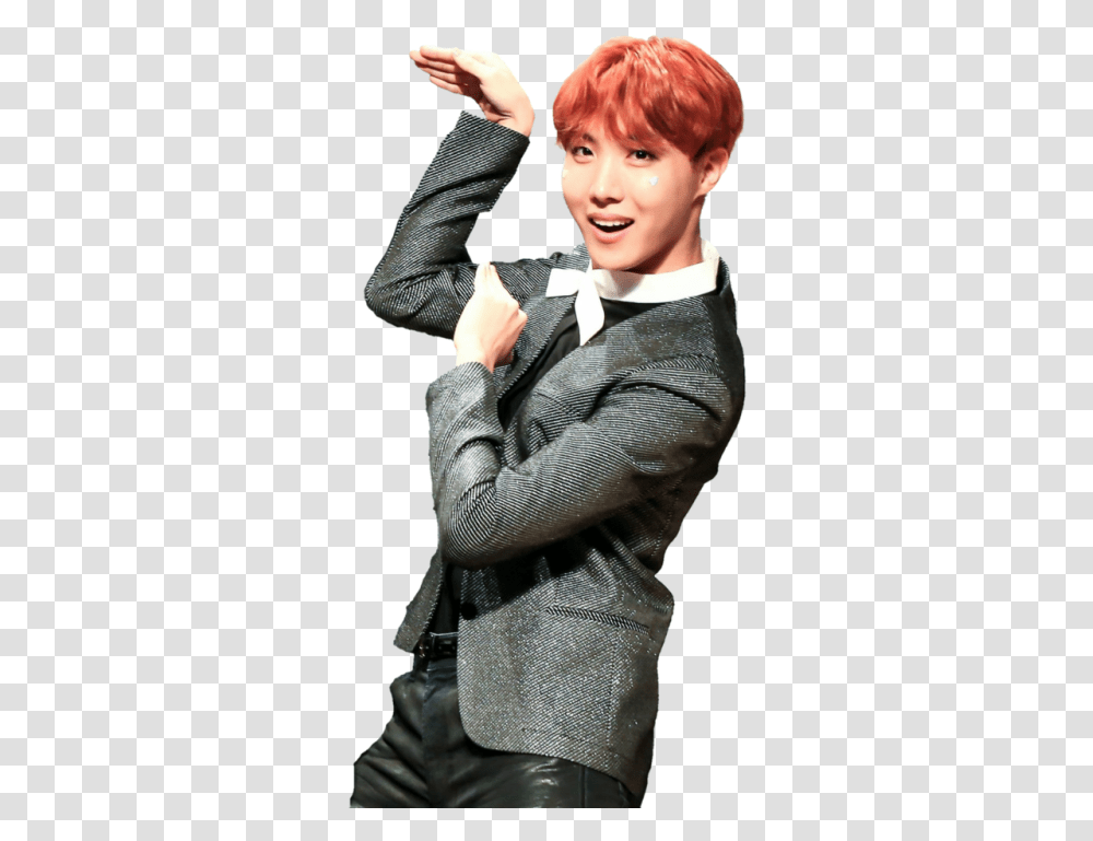 Hopeful Jerico Jhope Blood Sweat And Tears, Person, Suit, Overcoat Transparent Png