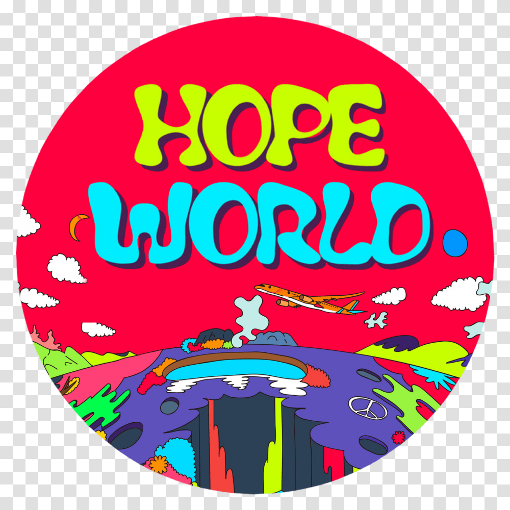 Hopeworld Hopeworlbadge Jhope Hope World Phone Cover, Label, Text, Sticker, Word Transparent Png