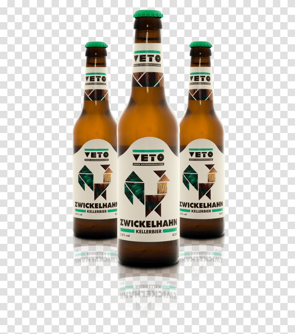 Hopferei Hertrich Veto Beer Bottle, Alcohol, Beverage, Label Transparent Png
