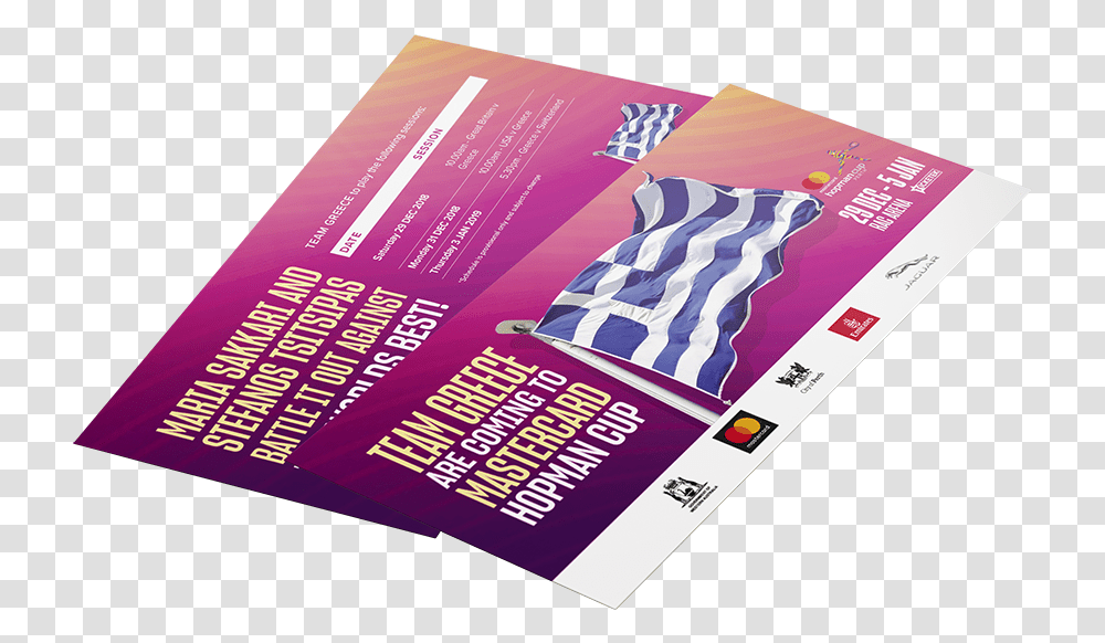 Hopman Cup Flyer Graphic Design, Poster, Paper, Advertisement, Brochure Transparent Png