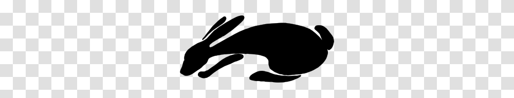 Hopping Bunny Silhouette Free Hopping Cliparts Download Free, Mammal, Animal, Rabbit, Rodent Transparent Png
