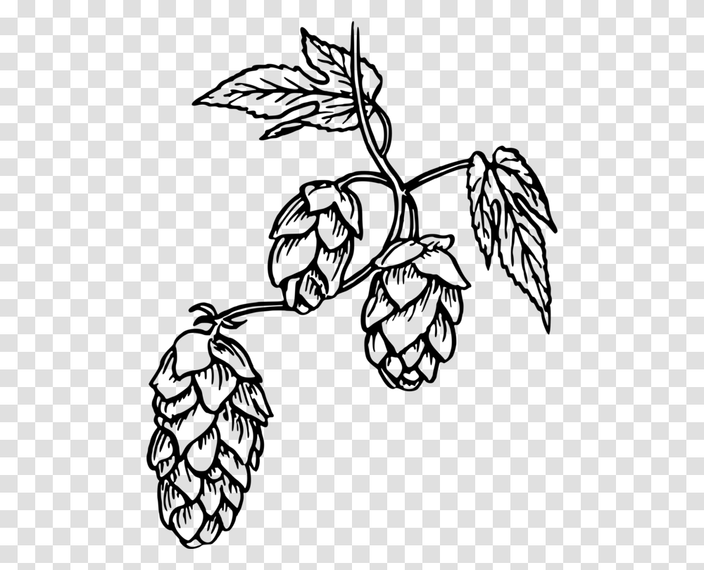 Hops Beer India Pale Ale Common Hop, Gray, World Of Warcraft Transparent Png