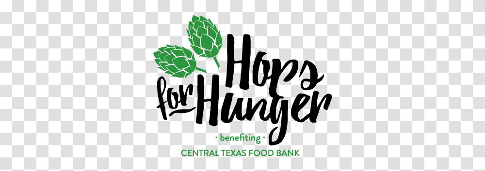 Hops Forhungerlogopng Central Texas Food Bank, Plant, Vegetable, Produce, Hand Transparent Png