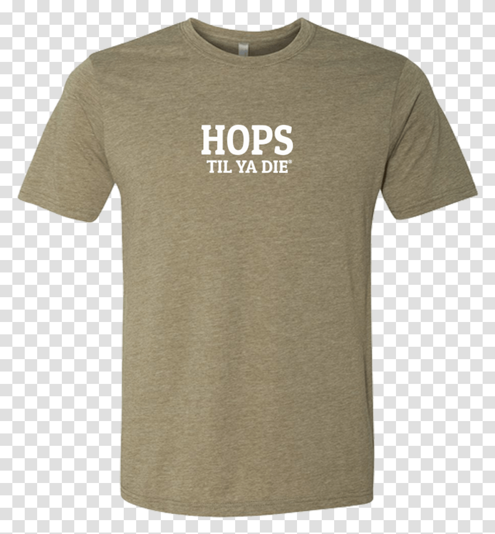 Hops Tee Olive, Clothing, Apparel, T-Shirt Transparent Png