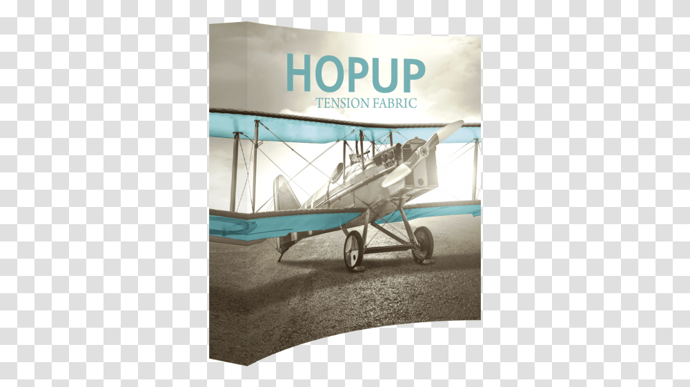 Hopup Tension Fabric Banner Stand Curved Hopup, Airplane, Aircraft, Vehicle, Transportation Transparent Png