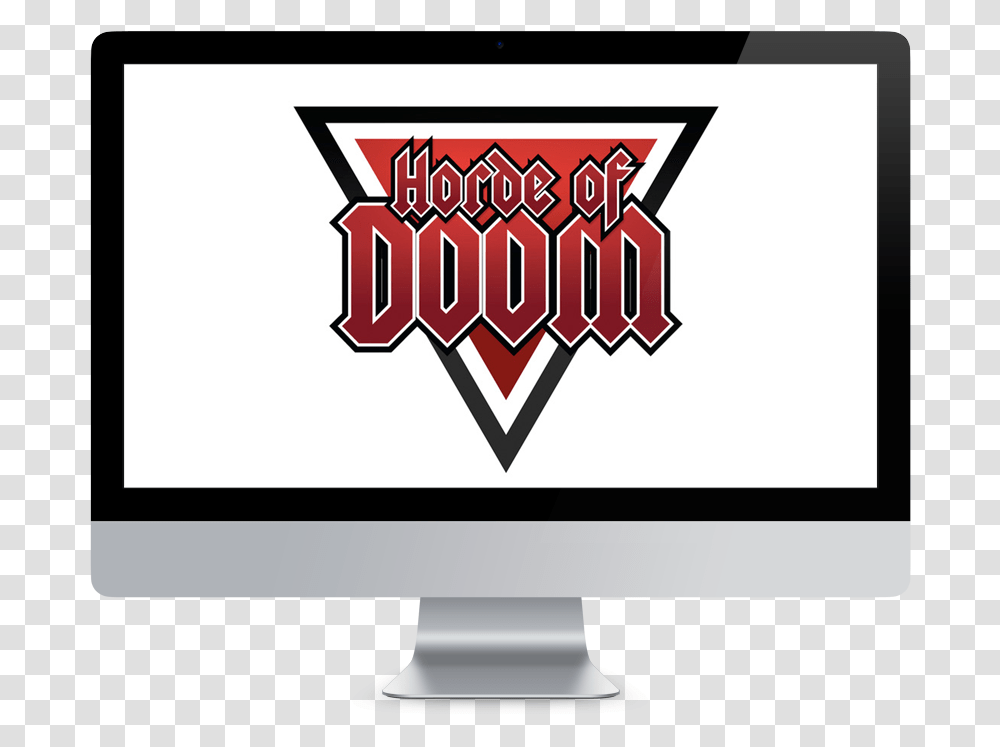 Horde Of Doom Logo Panchayat Online, Monitor, Screen, Electronics, Display Transparent Png