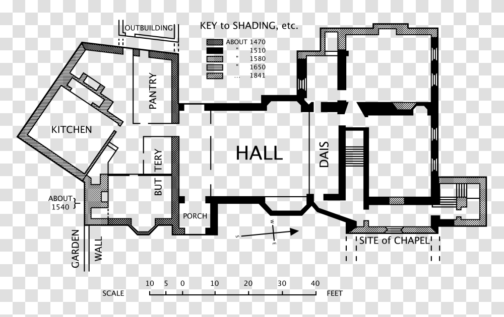 Horham Hall Blueprint, Plot, Plan, Diagram Transparent Png