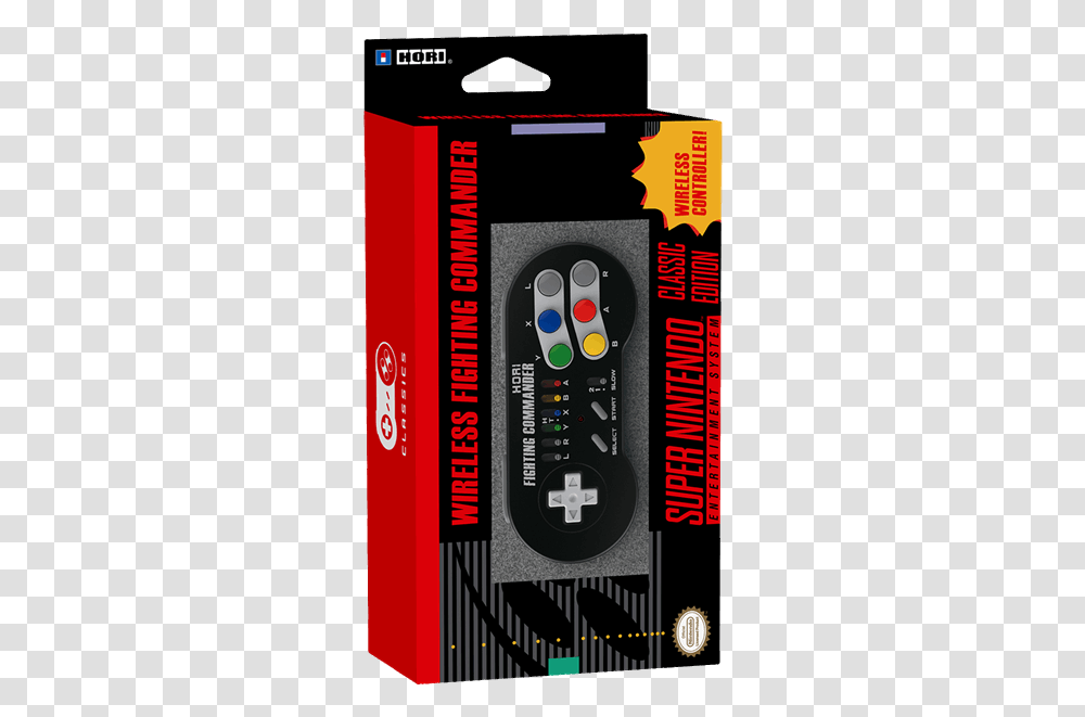 Hori Fighting Commander Wireless Snes Controller Wireless Flight Commander Nes, Electronics, Text, Remote Control, Paper Transparent Png