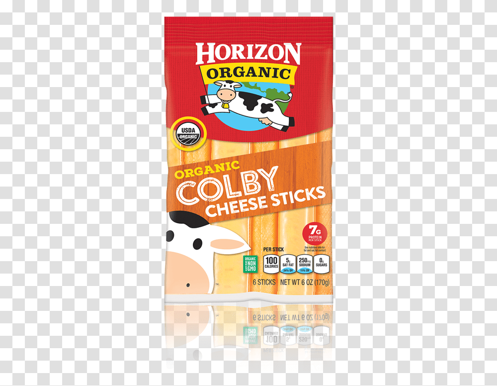 Horizon Colby Cheese Sticks, Advertisement, Poster, Label Transparent Png