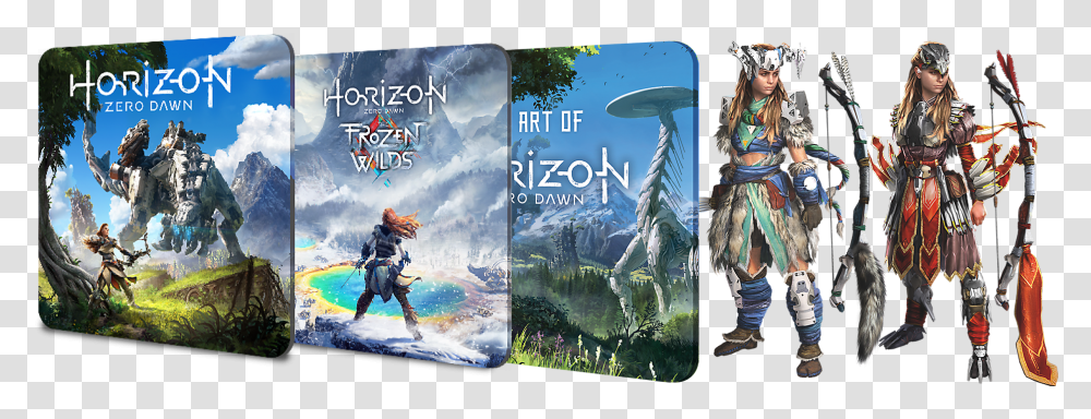 Horizon Zero Dawn Game Playstation Aloy Horizon Zero Dawn Armor, Person, Human, Dvd, Disk Transparent Png