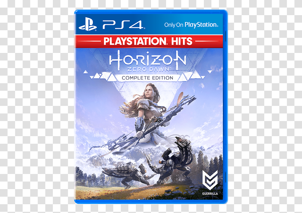 Horizon Zero Dawn Playstation Hits, Poster, Advertisement, Person, Bow Transparent Png