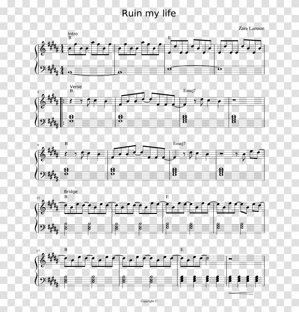 Horizon Zero Dawn Violin Sheet Music, Gray, World Of Warcraft Transparent Png