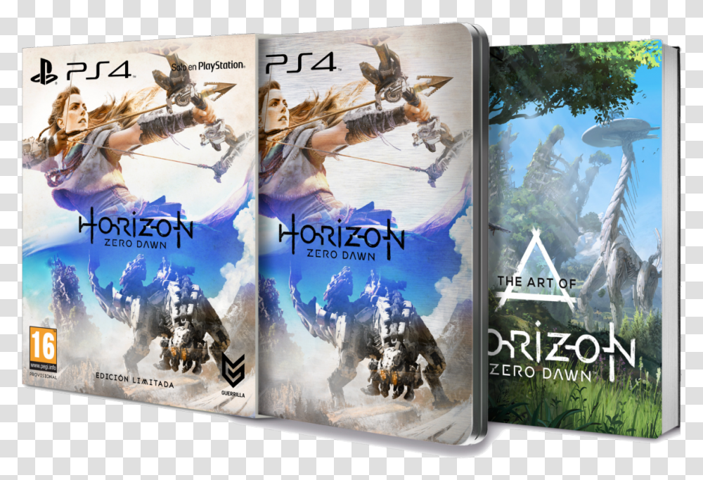 Horizon Zero Dawn Vr, Book, Person, Human, Novel Transparent Png
