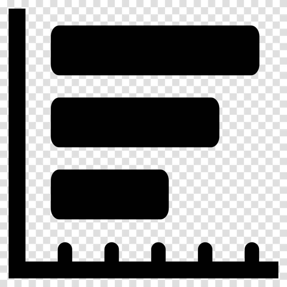 Horizontal Bars Graphic For Business Svg Icon Free Horizontal Bar Chart Icon, Label, Building Transparent Png
