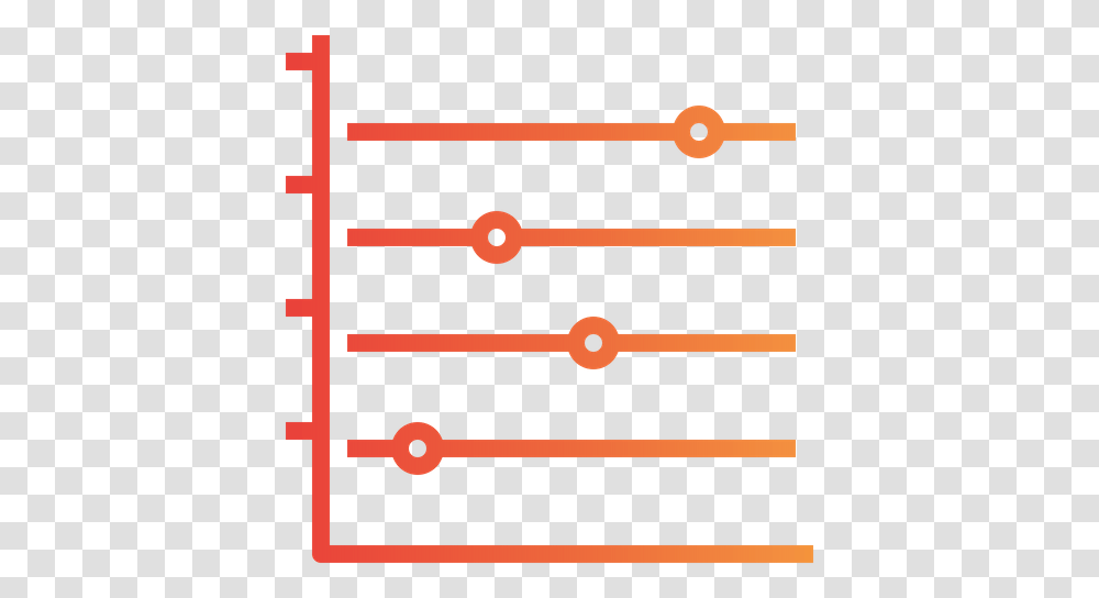 Horizontal Dot Line Graph Icon Of Horizontal Transparent Png