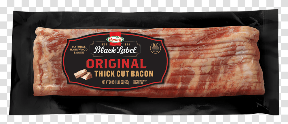 Hormel Black Label Stack Pack Bacon, Pork, Food Transparent Png