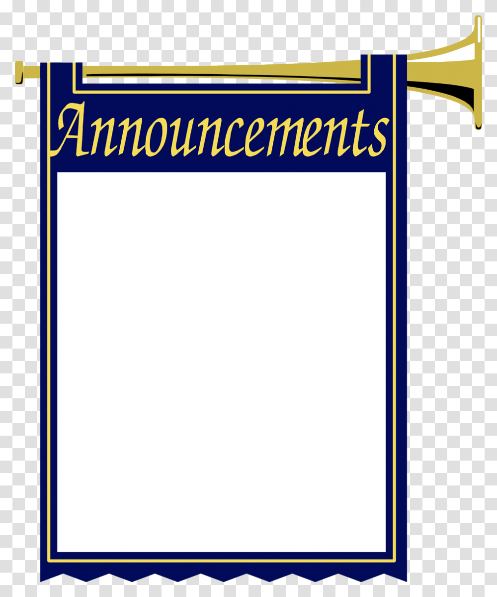Horn Announcement Clip Art, White Board, Label Transparent Png