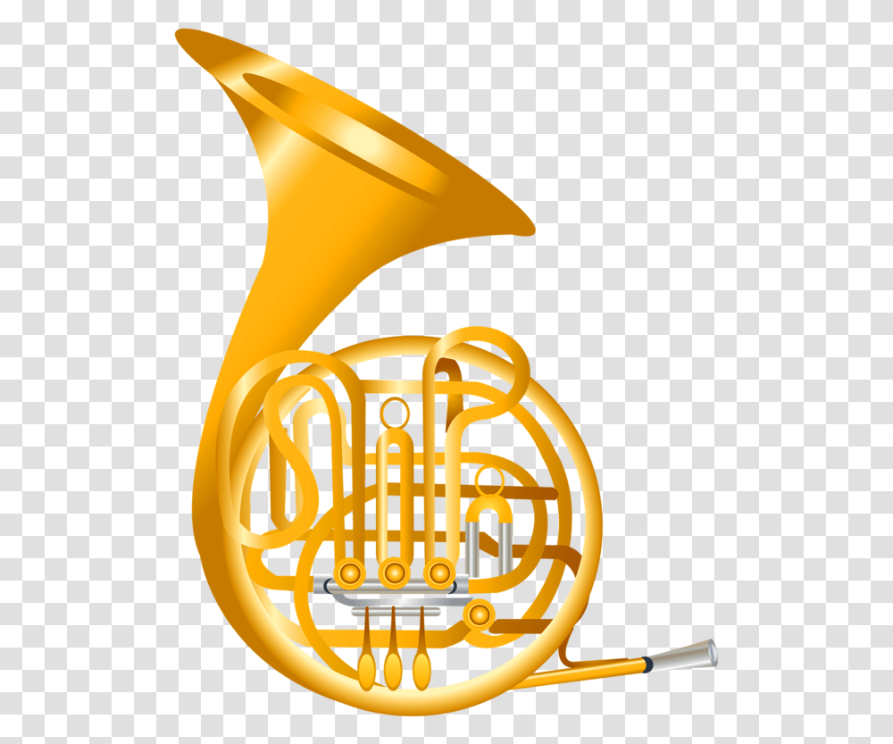 Horn, Brass Section, Musical Instrument, French Horn Transparent Png