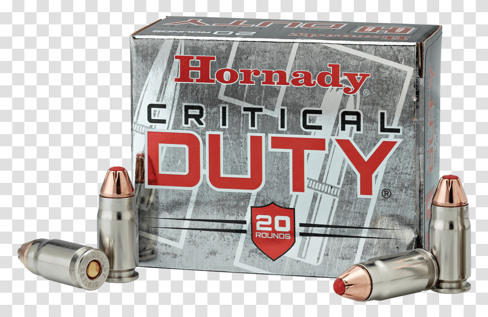 Hornady Critical Duty 45 Acp, Weapon, Weaponry, Ammunition Transparent Png