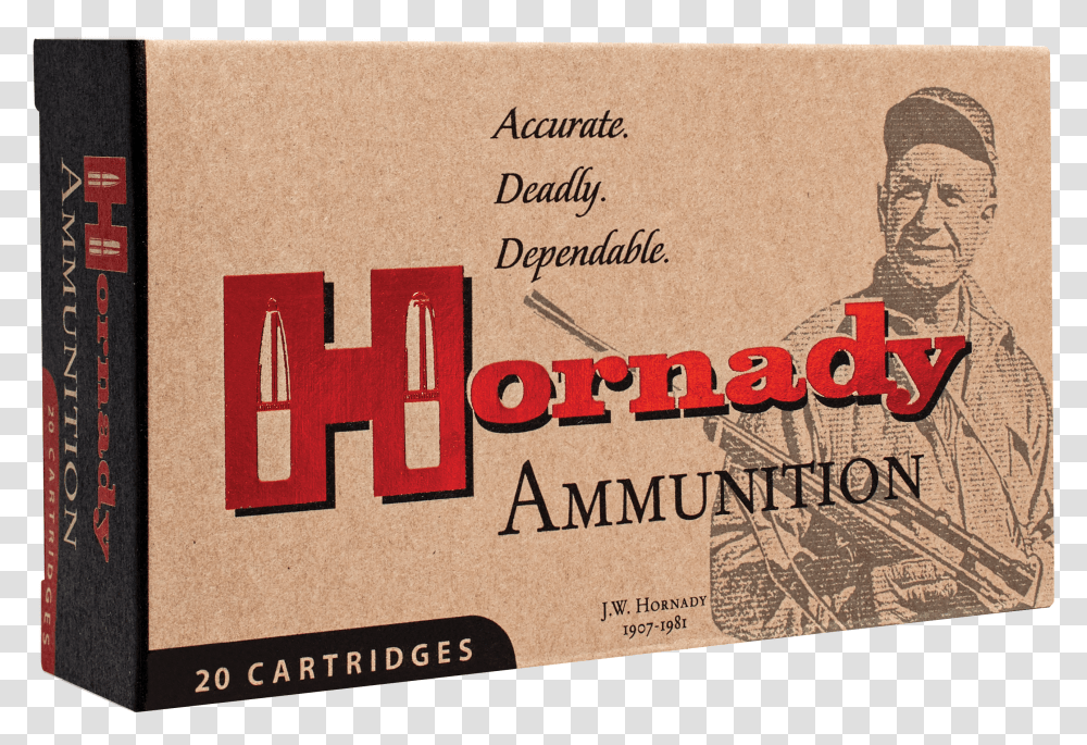 Hornady Custom 264 Winchester Magnum 20rd Ammo .300 Weatherby Magnum Transparent Png